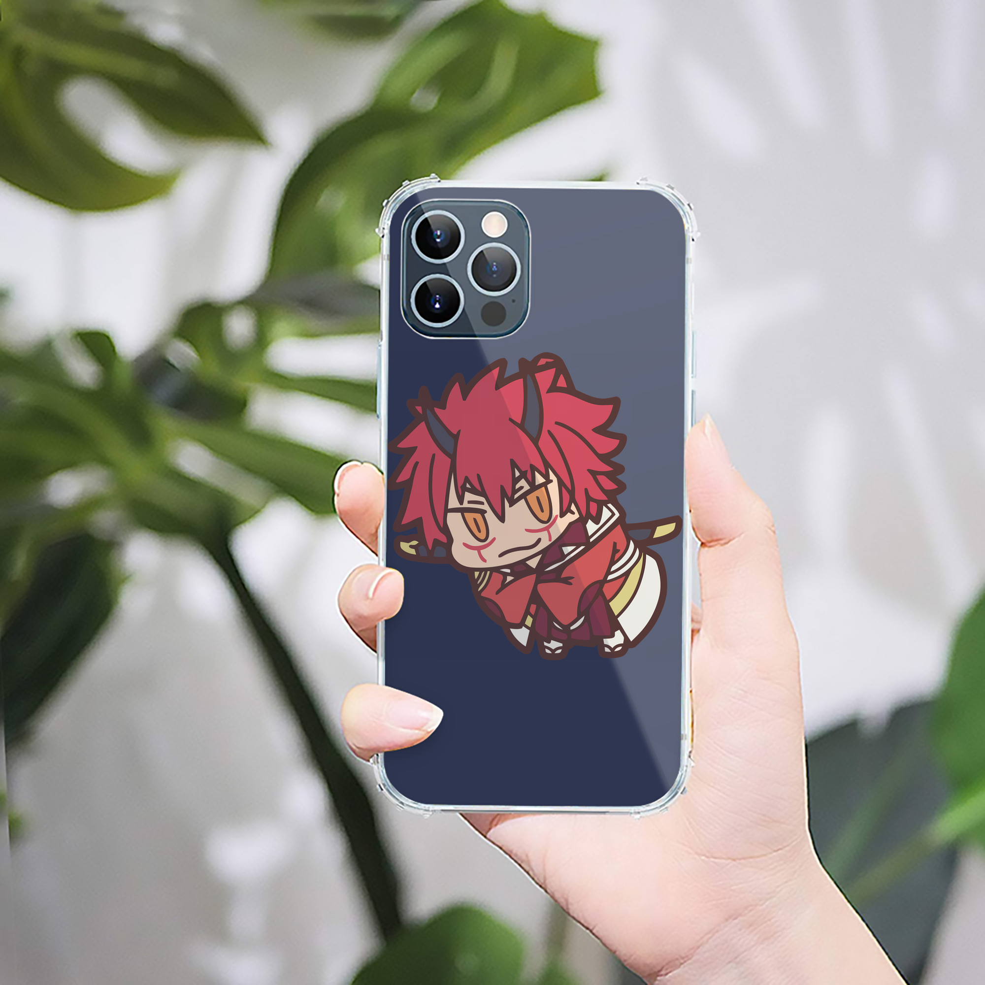 （画像用） 転スラ Regarding Reincarnated to Slime 【iPhone 12シリーズ対応】透明スマホケース（クリアソフトケース）